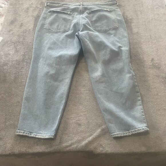 Old Navy Jeans Women's Plus 24 Denim O.G. Straight High Rise Button Fly Slim NEW - Picture 14 of 16